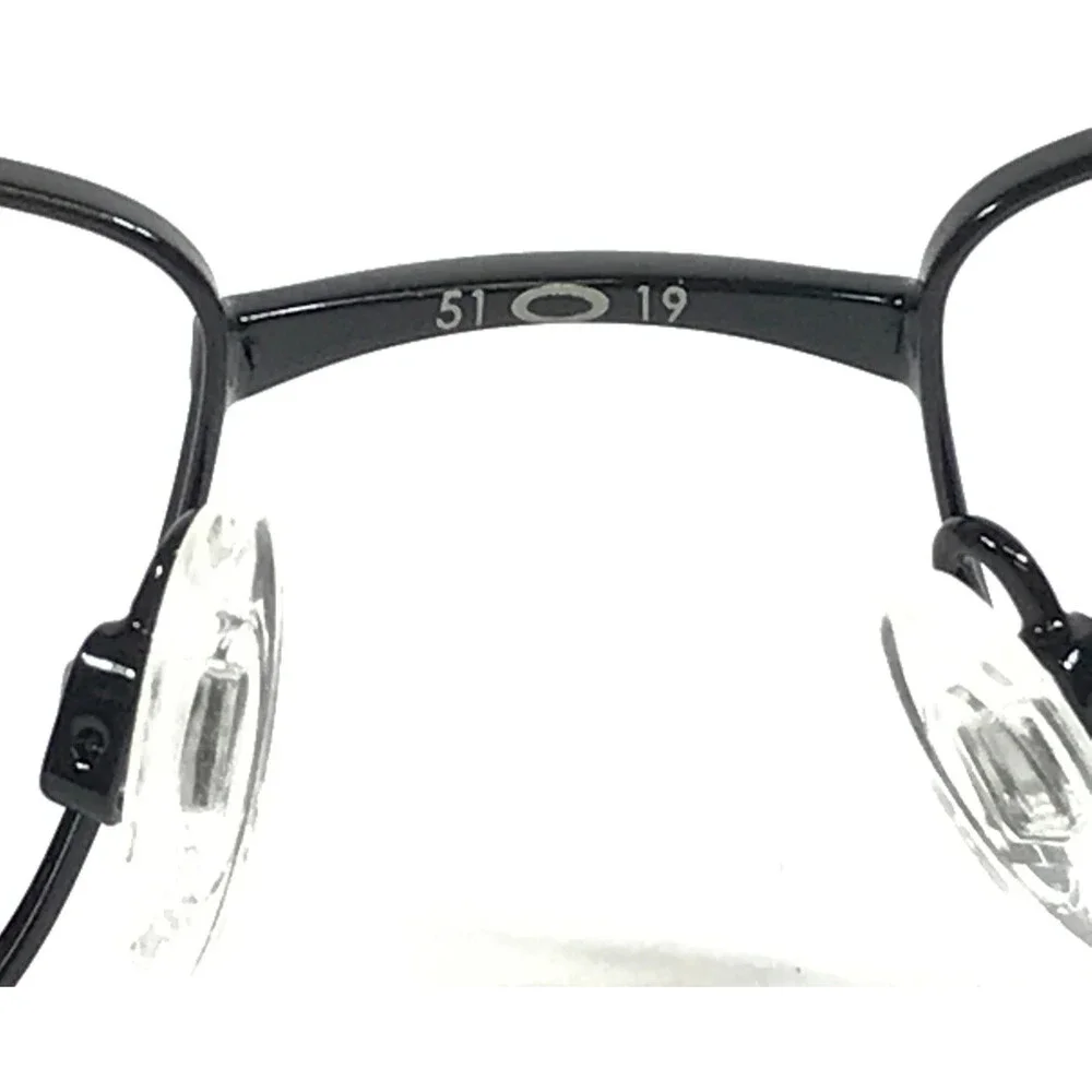 Oakley Eyeglasses Frames Spinner OX3136-0751 Polished Black Wire Rim 51-19-140